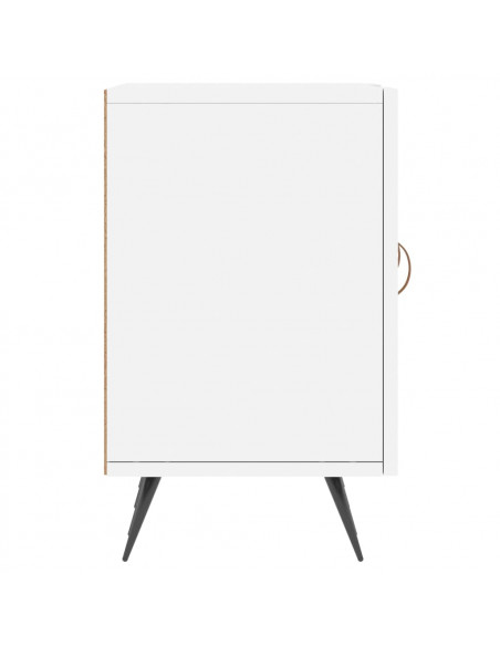 Mobile Porta TV Bianco 150x30x50 cm in Legno Multistrato