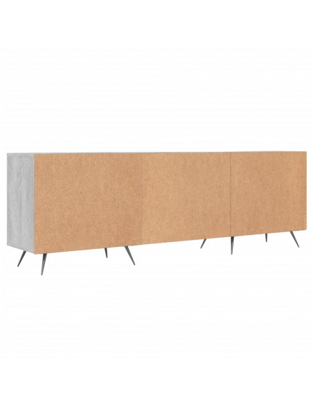 Mobile Porta TV Grigio Sonoma 150x30x50 cm in Legno Multistrato
