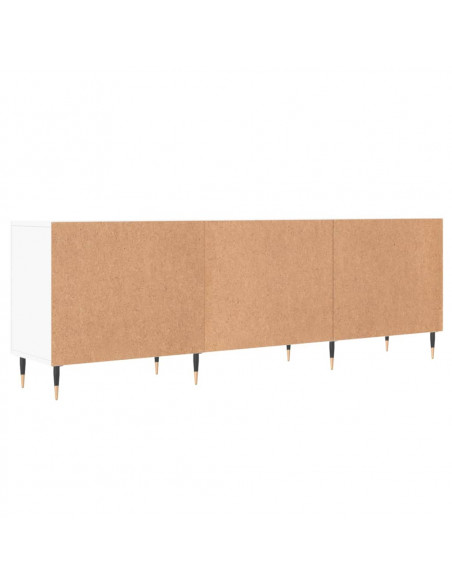 Mobile Porta TV Bianco 150x30x50 cm in Legno Multistrato