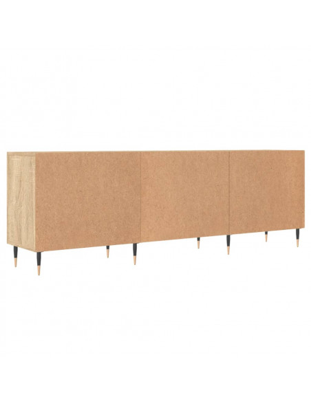 Mobile Porta TV Rovere Sonoma 150x30x50 cm in Legno Multistrato