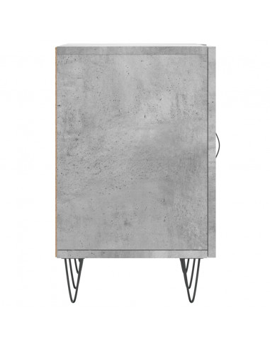 Mobile Porta TV Grigio Cemento 150x30x50cm in Legno Multistrato