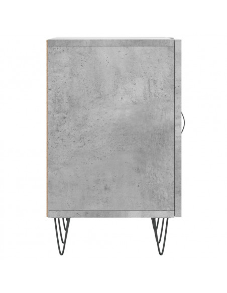 Mobile Porta TV Grigio Cemento 150x30x50cm in Legno Multistrato