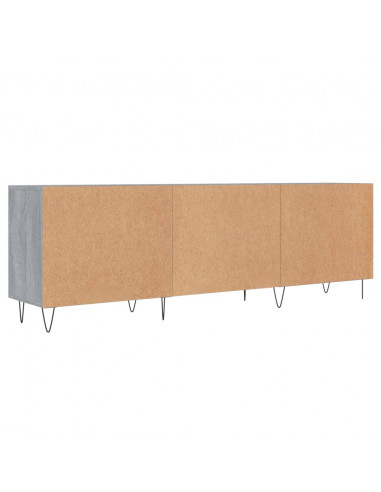 Mobile Porta TV Grigio Sonoma 150x30x50 cm in Legno Multistrato