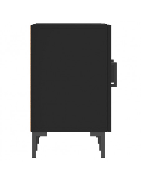 Mobile Porta TV Nero 150x30x50 cm in Legno Multistrato