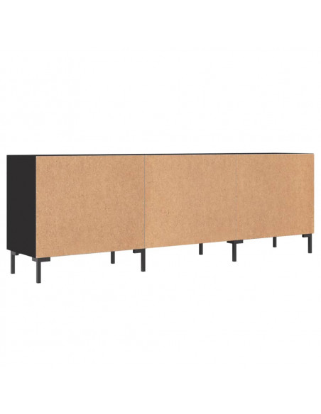 Mobile Porta TV Nero 150x30x50 cm in Legno Multistrato