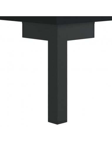 Mobile Porta TV Nero 150x30x50 cm in Legno Multistrato