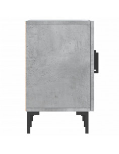 Mobile Porta TV Grigio Cemento 150x30x50cm in Legno Multistrato 2