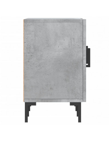 Mobile Porta TV Grigio Cemento 150x30x50cm in Legno Multistrato