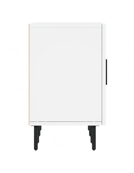 Mobile Porta TV Bianco 150x30x50 cm in Legno Multistrato