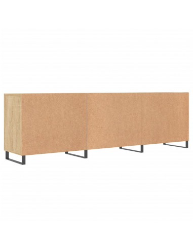 Mobile Porta TV Rovere Sonoma 150x30x50 cm in Legno Multistrato