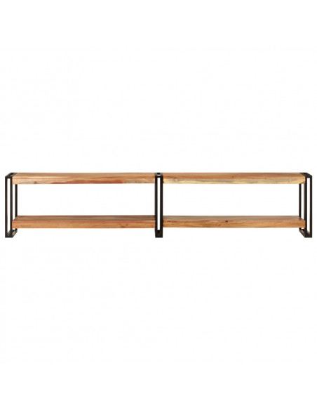 Mobile Porta TV 200x30x40 cm in Legno Massello di Acacia