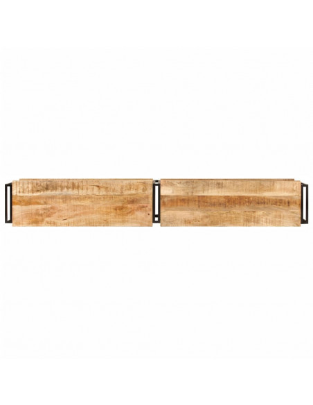 Mobile Porta TV 200x30x40 cm in Legno Massello di Mango