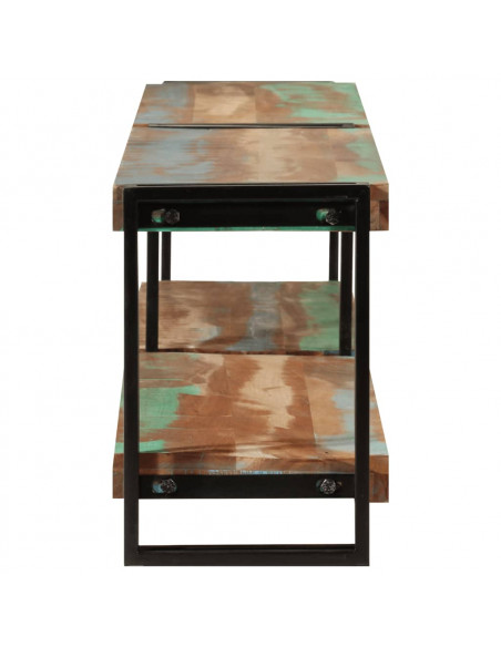 Mobile Porta TV 200x30x40 cm in Legno Massello di Recupero