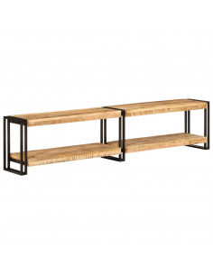 Mobile Porta TV 180x30x40 cm in Legno Massello di Mango 2