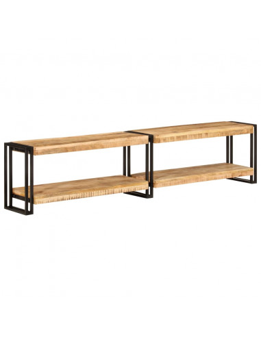 Mobile Porta TV 180x30x40 cm in Legno Massello di Mango