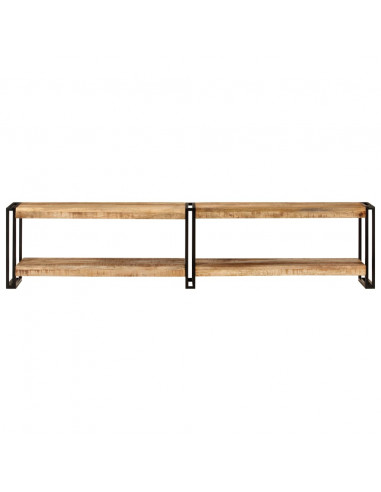 Mobile Porta TV 180x30x40 cm in Legno Massello di Mango