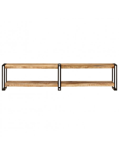 Mobile Porta TV 180x30x40 cm in Legno Massello di Mango