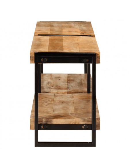 Mobile Porta TV 180x30x40 cm in Legno Massello di Mango