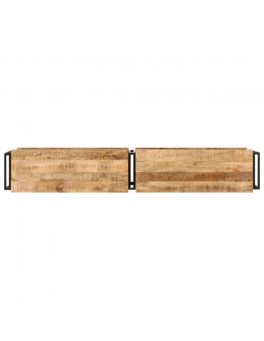 Mobile Porta TV 180x30x40 cm in Legno Massello di Mango