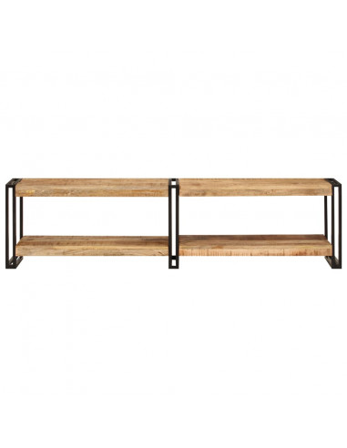 Mobile Porta TV 160x30x40 cm in Legno Massello di Mango