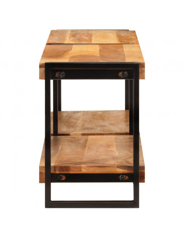 Mobile Porta TV 160x30x40 cm in Legno Massello di Acacia