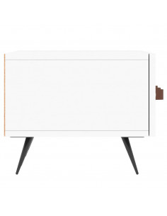 Mobile Porta TV Bianco 150x36x30 cm in Legno Multistrato 2