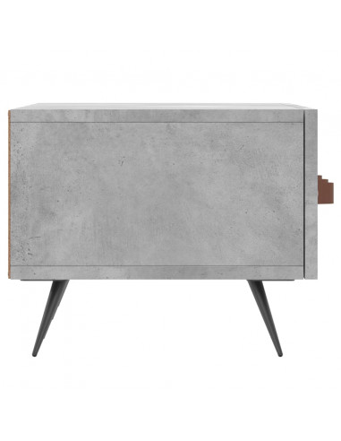 Mobile Porta TV Grigio Cemento 150x36x30 cm Legno Multistrato