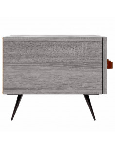 Mobile Porta TV Grigio Sonoma 150x36x30 cm in Legno Multistrato 2