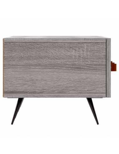 Mobile Porta TV Grigio Sonoma 150x36x30 cm in Legno Multistrato