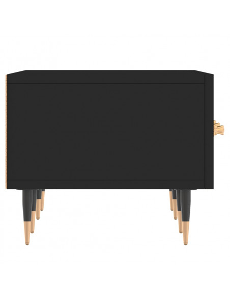 Mobile Porta TV Nero 150x36x30 cm in Legno Multistrato