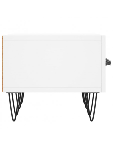 Mobile Porta TV Bianco 150x36x30 cm in Legno Multistrato