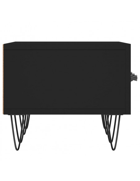 Mobile Porta TV Nero 150x36x30 cm in Legno Multistrato