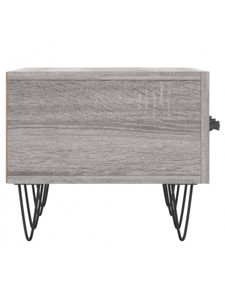 Mobile Porta TV Grigio Sonoma 150x36x30 cm in Legno Multistrato