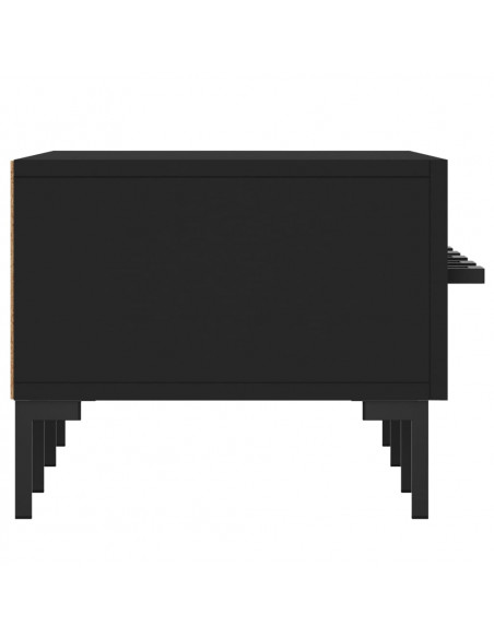 Mobile Porta TV Nero 150x36x30 cm in Legno Multistrato