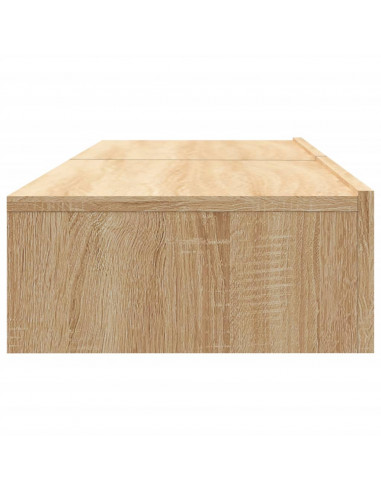 Mobili Porta TV con Luci LED 2pz Rovere Sonoma 60x35x15,5 cm