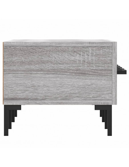 Mobile Porta TV Grigio Sonoma 150x36x30 cm in Legno Multistrato