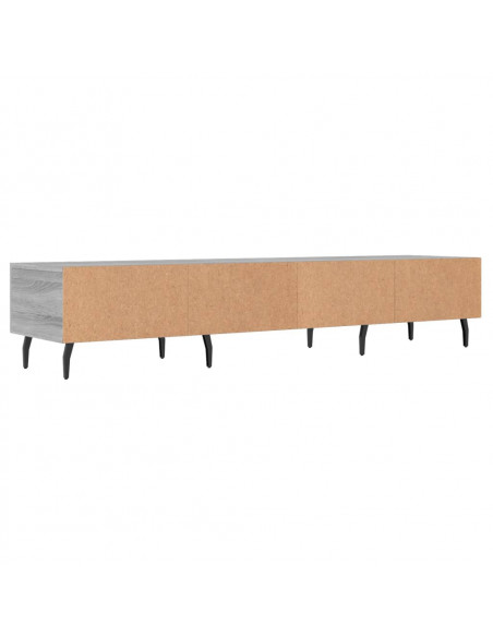 Mobile Porta TV Grigio Sonoma 150x36x30 cm in Legno Multistrato