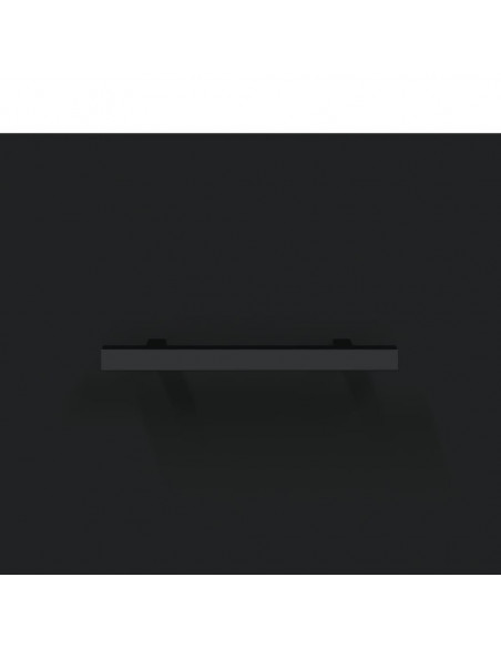 Mobile Porta TV Nero 150x36x30 cm in Legno Multistrato