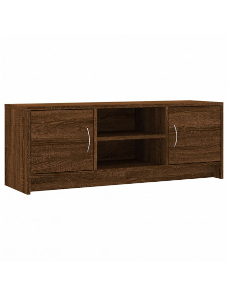 Mobile Porta TV Rovere Marrone 102x30x37,5 cm Legno Multistrato