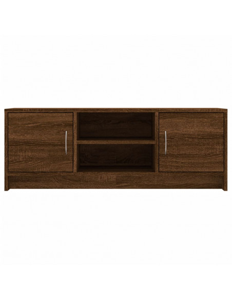 Mobile Porta TV Rovere Marrone 102x30x37,5 cm Legno Multistrato