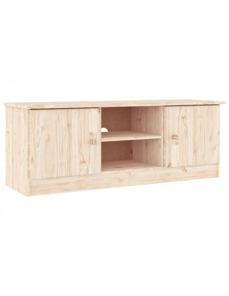 Mobile TV ALTA 112x35x41 cm in Legno Massello di Pino