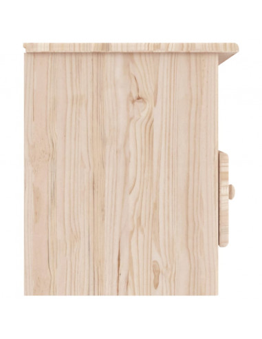 Mobile TV con Cassetti ALTA 100x35x41 cm Legno Massello di Pino