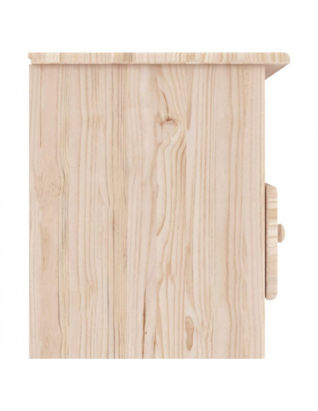 Mobile TV con Cassetti ALTA 100x35x41 cm Legno Massello di Pino