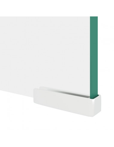 Mobile/Rialzo Porta TV in Vetro Trasparente 120x30x13 cm