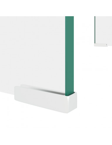 Mobile/Rialzo Porta TV in Vetro Trasparente 60x25x11 cm