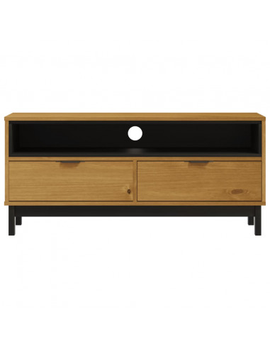 Mobile TV FLAM 110x40x50 cm in Legno Massello di Pino
