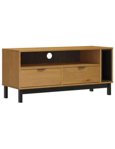 Mobile TV FLAM 110x40x50 cm in Legno Massello di Pino
