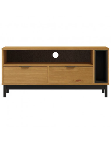 Mobile TV FLAM 110x40x50 cm in Legno Massello di Pino
