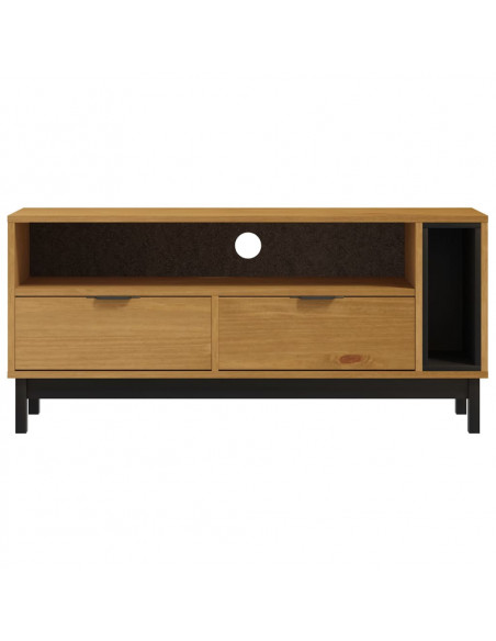 Mobile TV FLAM 110x40x50 cm in Legno Massello di Pino