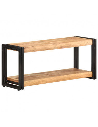 Mobile Porta TV 90x30x40 cm in Legno Massello di Acacia